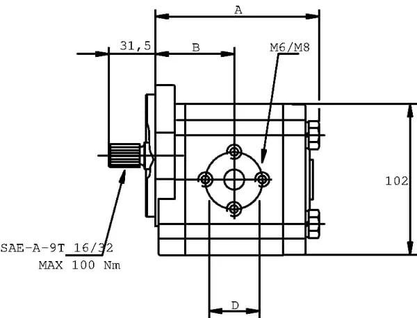 Casappa - PLP206S003S2 - Pump Plp20.6,3S0-03S2-Lea/Ea-N-El FS