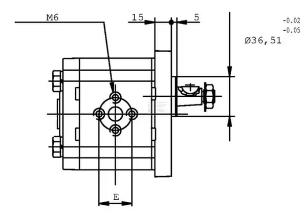Casappa - PLP208S082E2 - Pump Plp20.8s0-82e2-Lea/Ea-El