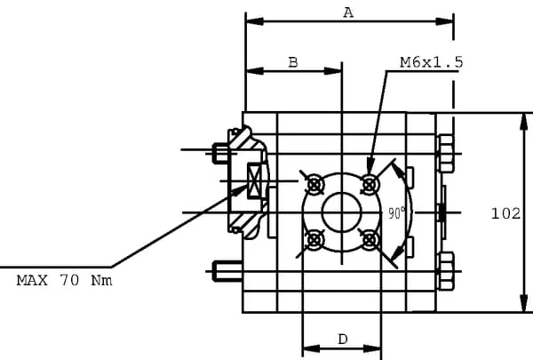 Casappa - PLP208S095B6 - Pump Plp20.8s0-95b6-Lbe/Bc-N-El