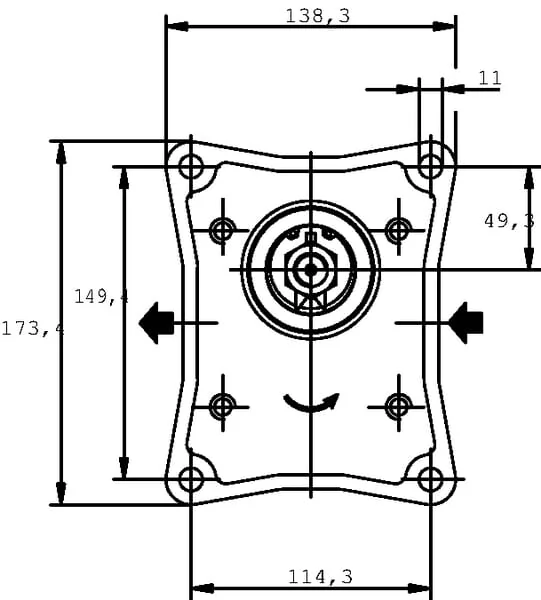 Casappa - PLP3073S084E4 - Pump Plp 30.73-S0 84-E4 Lef/Ed