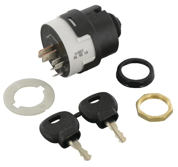 Case IH - 87312354 - Ignition Switch - 55 mm D x 76 mm L