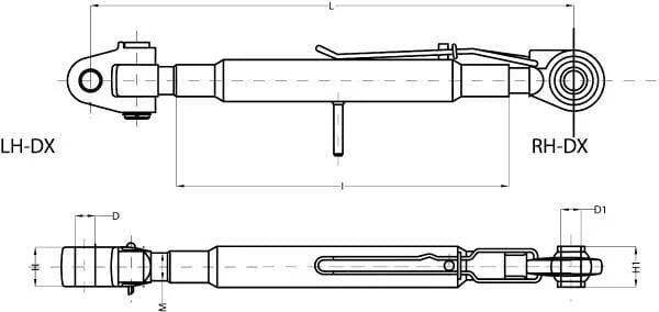CBM - 3PCGH3246 - Upper Tie Rod Eye/Rollers 460, M36 Cat. 3/3 CBM