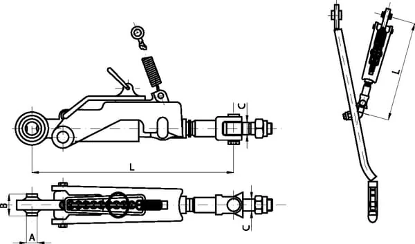 CBM - SLA-A-020 - Lower Link Stabilizer