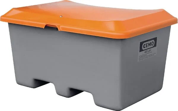 Cemo - 10571CEMO - Container Glass Fibre Grey/Orange 400L Capacity 20.4kg 1210x820x680mm Cemo