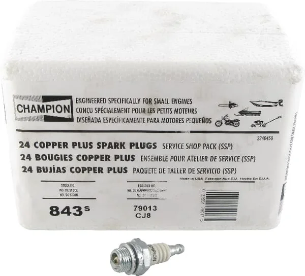 Champion - CJ8W24 - Spark Plug M14x1.25x9.50mm Spanner 19mm 24x Champion