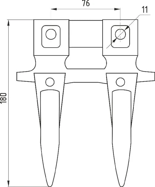 CNH INDUSTRIAL - 80379720 - Finger Double N.h.