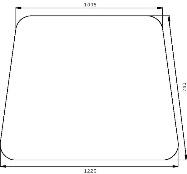 CNH - K262895 - Windshield