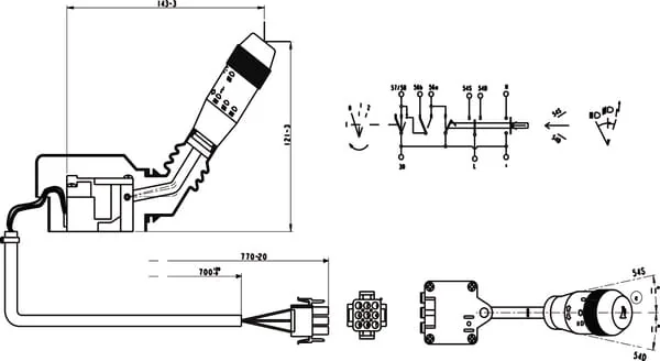 Cobo - 01447000 - Cobo Combination Switch