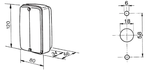 Cobo - 03151000 - Cobo Side Marker Lamp
