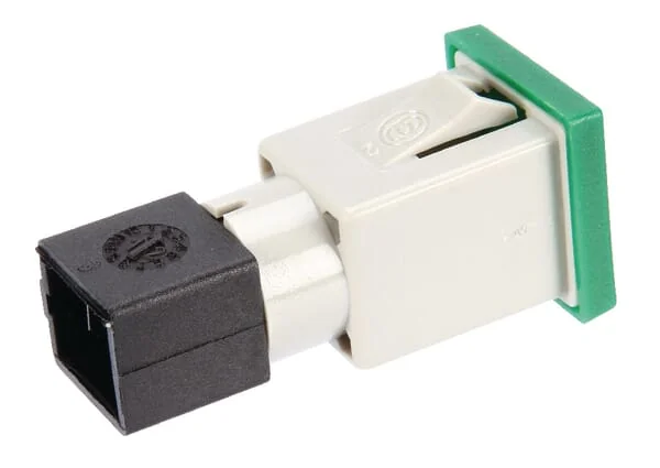 Cobo - 09456000 - Warning Light Square 12/24v Green Bolt on 22.5x22.5