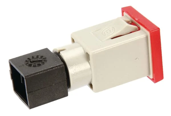 Cobo - 09472000 - Warning Light Square 12/24v Red Bolt on 22.5x22.5