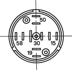 Cobo - 14307000 - Ignition Switch 0-1-P-2, Cobo