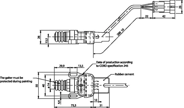 COBO - 15133000 - Starter Switch TDF / Lift COBO