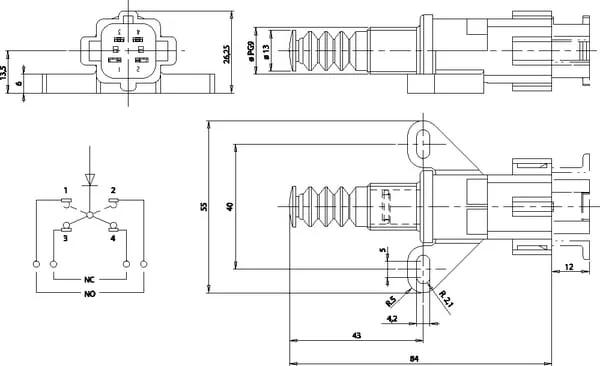 COBO - 15150000 - Brake Light Switch