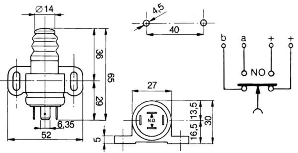 Cobo - 17160000 - Push Button Switch