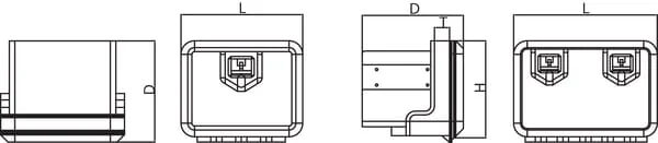 COBO - CA005 - PLASTIC TOOLBOX
