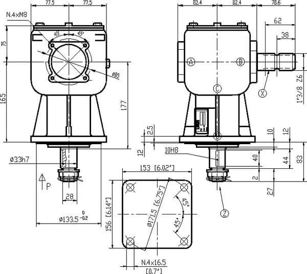 Comer - 211802HL - Gearbox LF-211J 1:2.83