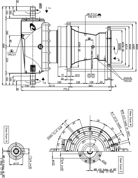 Comer - 57170048541P001 - Gearbox PGA1602VM
