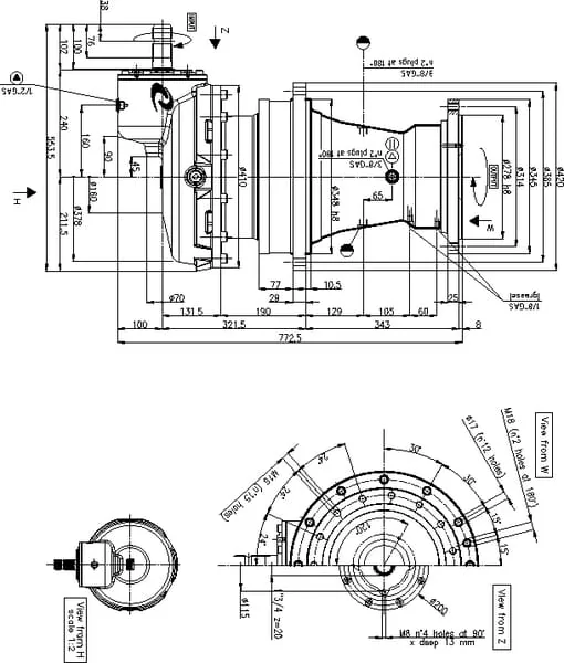 Comer - 57170048580P001 - Gearbox PGA1602VM