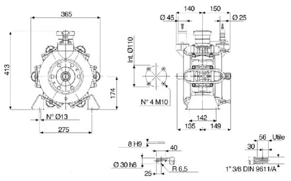Comet - 61050033 - Diaphragm pump BP 235K 1
