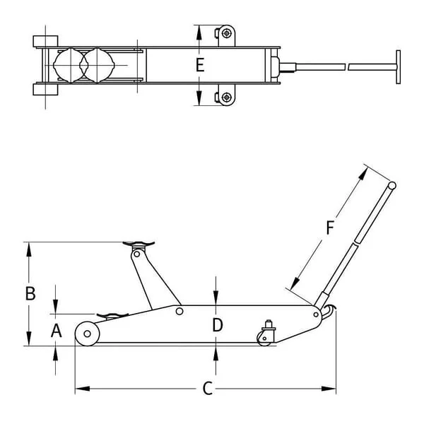 Compac - C2TC - Compac Garage Jack 2 T