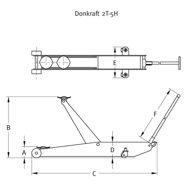 Compac - C8THC - Compac Garage Jack 8 T
