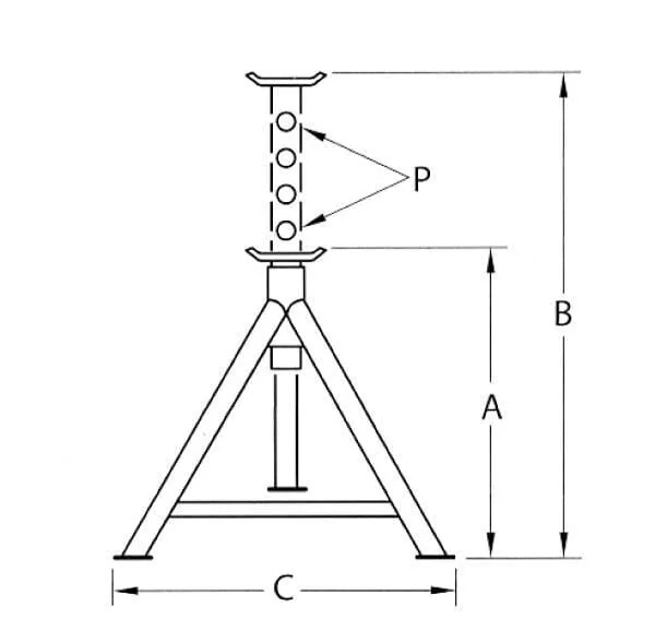 Compac - CAX5G2 - Axle Stand 5 Ton