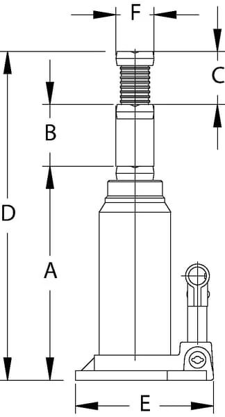 Compac - CBJ5G2 - Hydraulic Jack 5 T