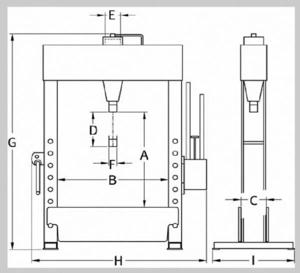 Compac - HP50G3 - Compac Workshop Press 50 T