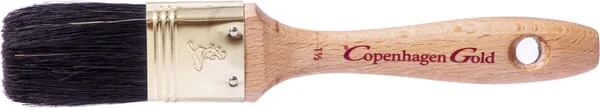 Copenhagen Pro - CP2320215 - Classic Flat Paintbrush V Star, Black Pigs Hair 38mm