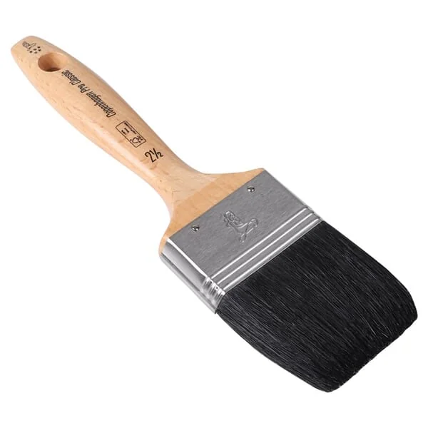 Copenhagen Pro - CP2320225 - Classic Flat Paintbrush V Star, Black Pigs Hair 65mm
