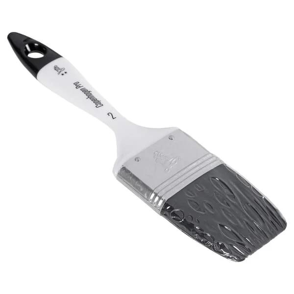 Copenhagen Pro - CP2320420 - Universal Flat Brush II Star, Black Synthetic Hair 51mm