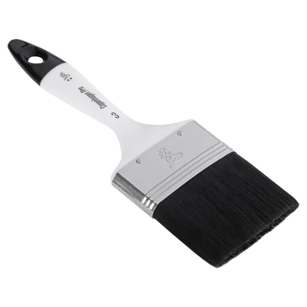 Copenhagen Pro - CP2320430 - Universal Flat Brush II Star, Black Synthetic Hair 76mm
