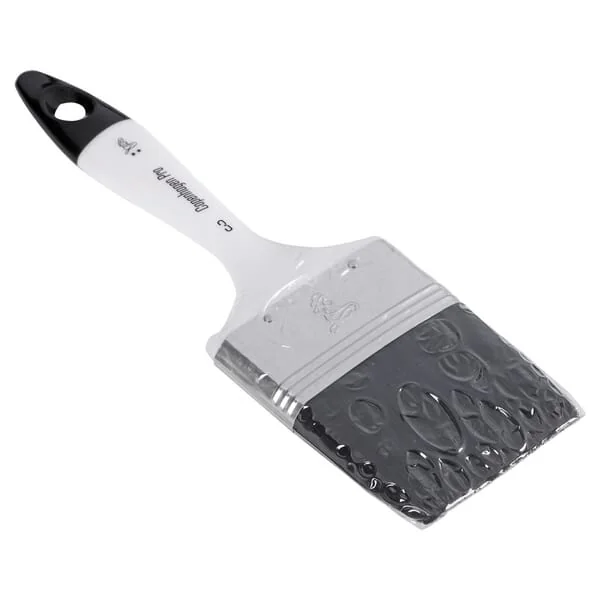 Copenhagen Pro - CP2320430 - Universal Flat Brush II Star, Black Synthetic Hair 76mm