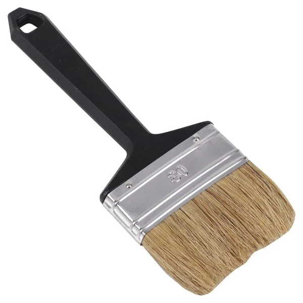 Copenhagen Pro - CP2320580 - Flat Brush Single Use, White Pigs Hair Size 80