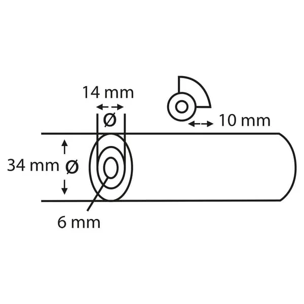 Copenhagen Pro - CP2331163 - Paint Roller IV Star, Foam SF Rounded 11cm (2x)