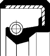 Corteco - 025156N - Seal Bax7 35x56x10 NBR