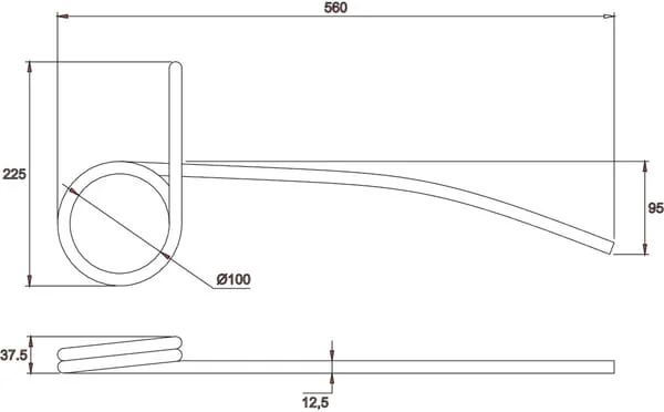Dal Bo - 14807 - Covering Tine 12 mm
