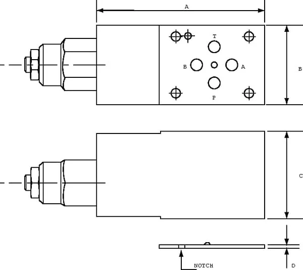 Danfoss - CB10HVM03008 - Counterbalance CB10HV2B1E200B00 NG06