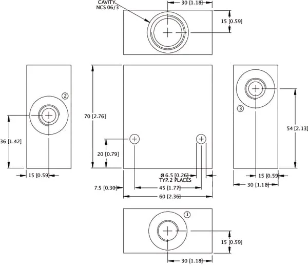 Danfoss - CP9063A06ANCS - Aluminum House NCS 06/3 3/8