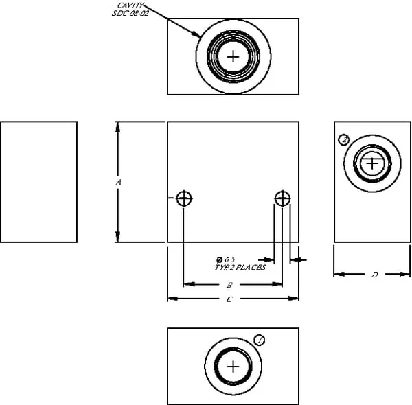 Danfoss - CP982A04M - Aluminum Housing SDC 8-2 -A-0