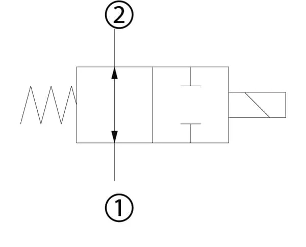 Danfoss - EDH12NA001 - Valve 2/2 EDH12/NA-24CA-DG 3/4