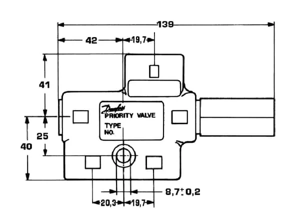 Danfoss - OLS40 - Priority Valve 152B0231
