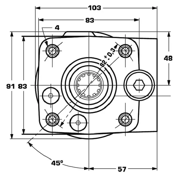 Danfoss - OSPB400ON150N0046 - Orbit Steering Unit