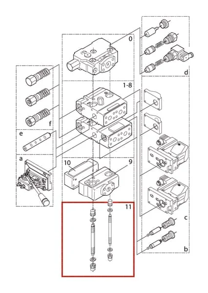 Danfoss - PVG120155G8044 - Assembly Set PVGI 4-155G8044