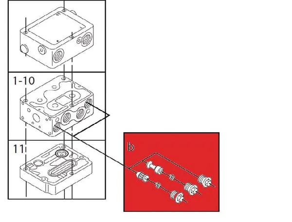 Danfoss - PVG32157B2032 - Shock Valve PVG32 32 Bar