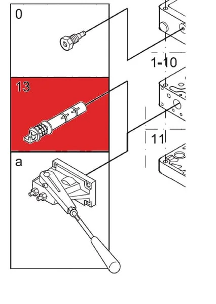 Danfoss - PVG32157B9975 - Plunger fc without ls a/b 25/100l