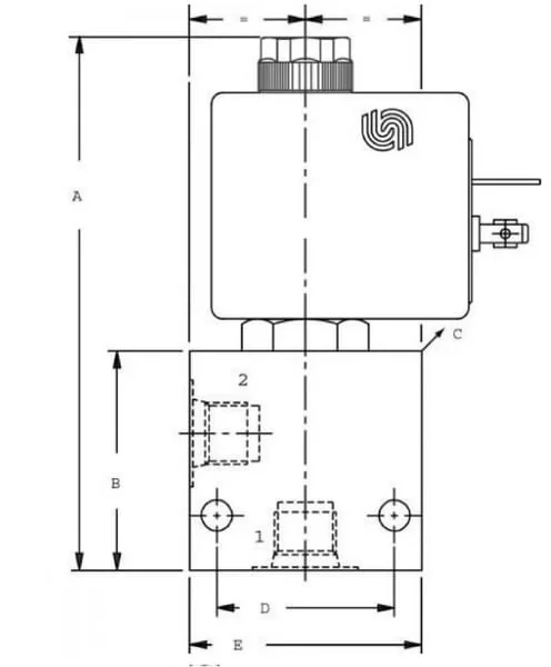 Danfoss - SVP10NOR003 - Control Valve 2/2 Svp10nor 12VDC
