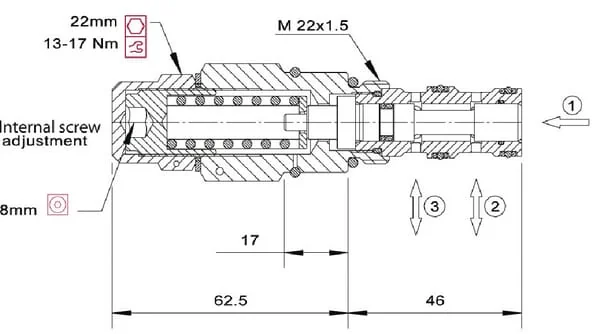 Danfoss - VDP064201AEN300 - Sequence Valve Vdp06
