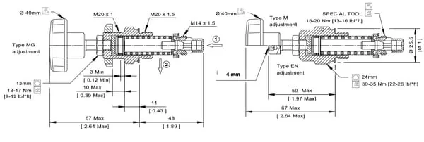 Danfoss - VME06EN1LG3B - Pressure Relief Valve Vme 06-En-1-Lg-3b